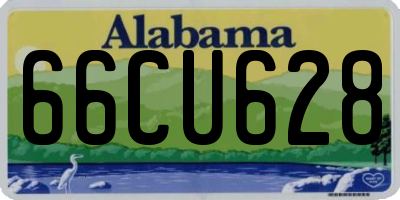 AL license plate 66CU628