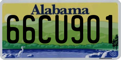 AL license plate 66CU901