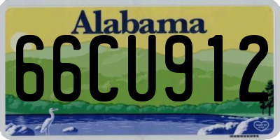 AL license plate 66CU912