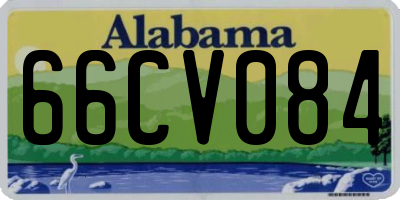 AL license plate 66CV084