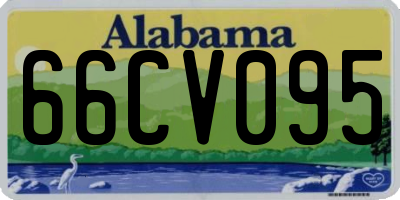 AL license plate 66CV095