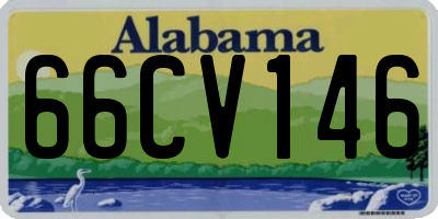 AL license plate 66CV146