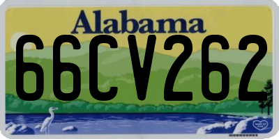 AL license plate 66CV262