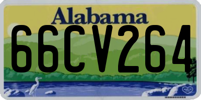 AL license plate 66CV264