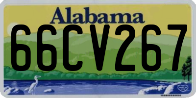 AL license plate 66CV267