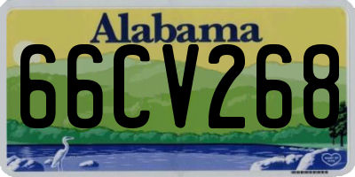 AL license plate 66CV268
