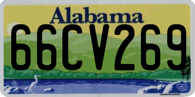 AL license plate 66CV269