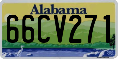 AL license plate 66CV271