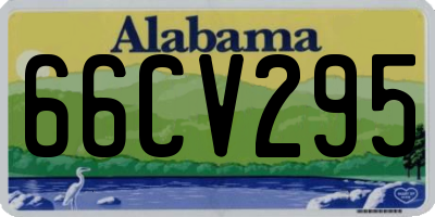 AL license plate 66CV295