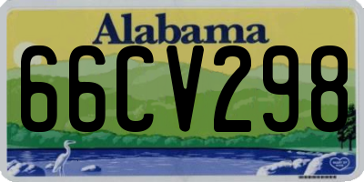AL license plate 66CV298