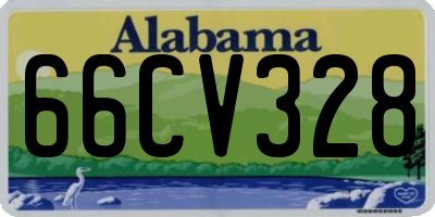 AL license plate 66CV328