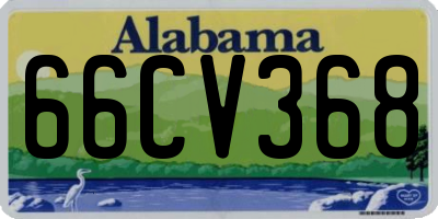 AL license plate 66CV368