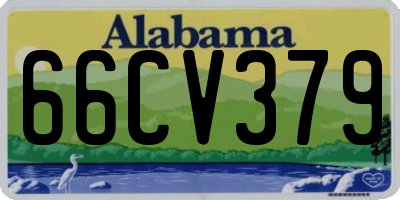 AL license plate 66CV379
