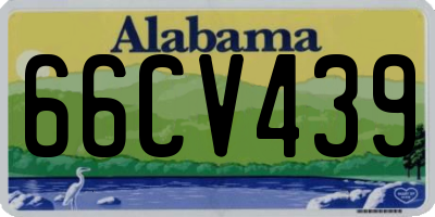 AL license plate 66CV439