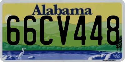 AL license plate 66CV448