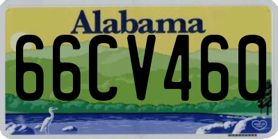 AL license plate 66CV460