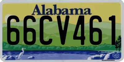 AL license plate 66CV461
