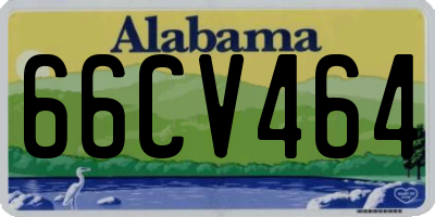 AL license plate 66CV464