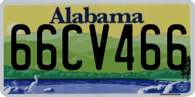 AL license plate 66CV466