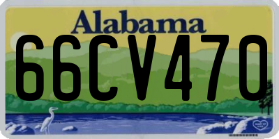 AL license plate 66CV470