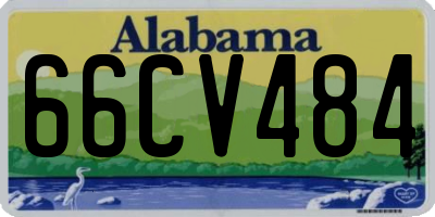 AL license plate 66CV484
