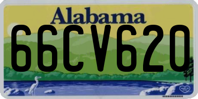 AL license plate 66CV620