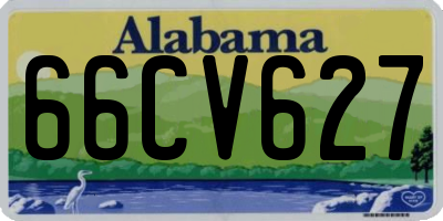 AL license plate 66CV627