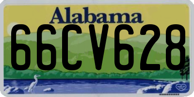 AL license plate 66CV628