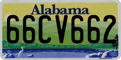 AL license plate 66CV662