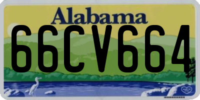 AL license plate 66CV664