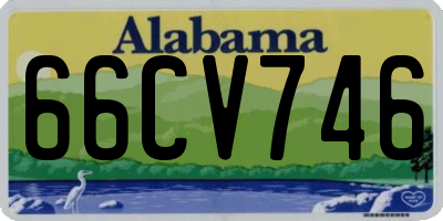AL license plate 66CV746