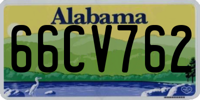 AL license plate 66CV762