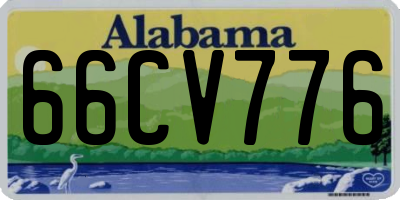 AL license plate 66CV776