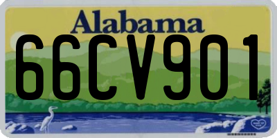 AL license plate 66CV901