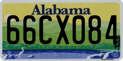 AL license plate 66CX084