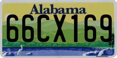 AL license plate 66CX169