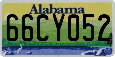 AL license plate 66CY052