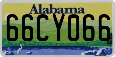 AL license plate 66CY066