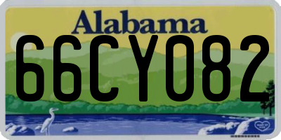 AL license plate 66CY082
