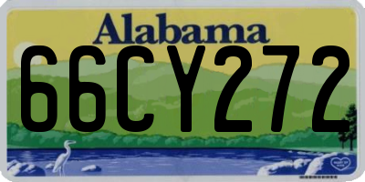AL license plate 66CY272