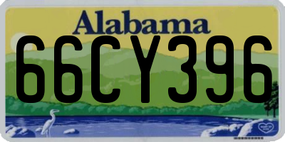 AL license plate 66CY396