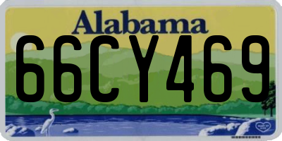 AL license plate 66CY469