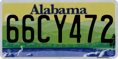 AL license plate 66CY472