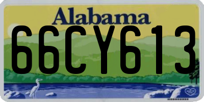 AL license plate 66CY613