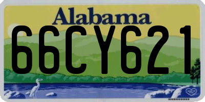AL license plate 66CY621