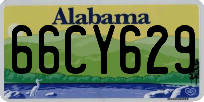 AL license plate 66CY629