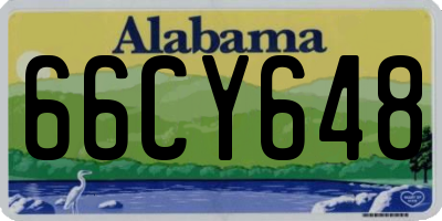 AL license plate 66CY648