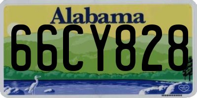 AL license plate 66CY828