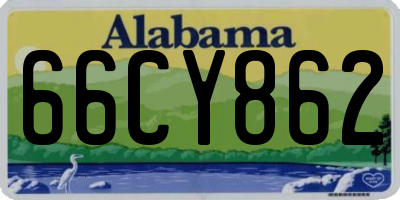 AL license plate 66CY862