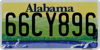 AL license plate 66CY896